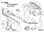 Bosch 3 602 D94 408 Exact Ion 12-700 Wk Pn-Accu-Screwdriver 18 V / Eu Spare Parts